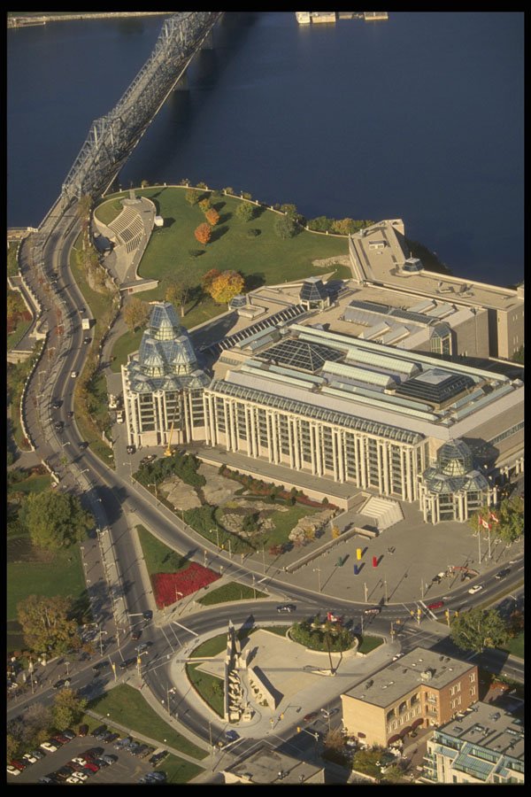 242090 Aerial View Of Peace Monument And National Gallery A4 Photo Print
