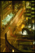 242093 Night Traffic A4 Photo Print
