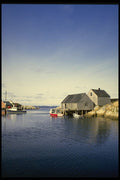 243013 Peggy's Cove Harbor A4 Photo Print