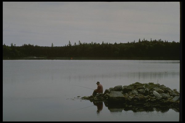 243037 Morning Fishing A4 Photo Print