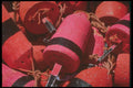 243064 Lobster Trap Markers A4 Photo Print