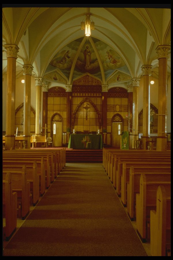 243069 Saint Pierre Church, Cheticamp A4 Photo Print