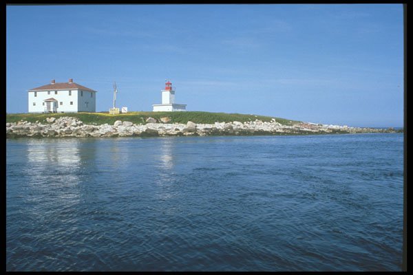 243075 Tusket Islands Lighthouse A4 Photo Print