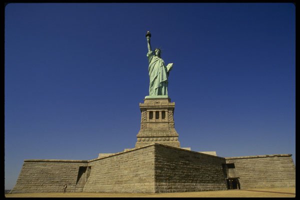 244003 Statue Of Liberty A4 Photo Print
