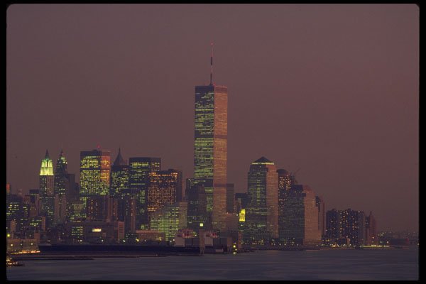 244013 Manhattan, Downtown A4 Photo Print