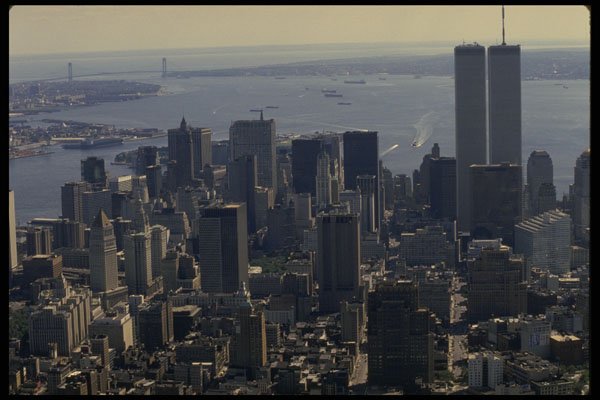 244014 Manhattan, Downtown A4 Photo Print