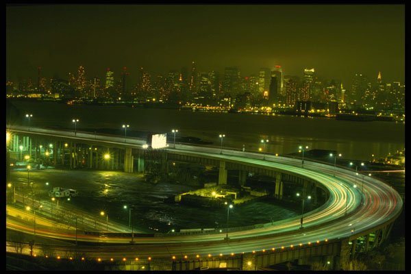 244029 New Jersey, Side Ramp Of Lincoln Tunnel A4 Photo Print