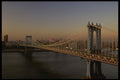 244033 Manhattan Bridge, Midtown A4 Photo Print
