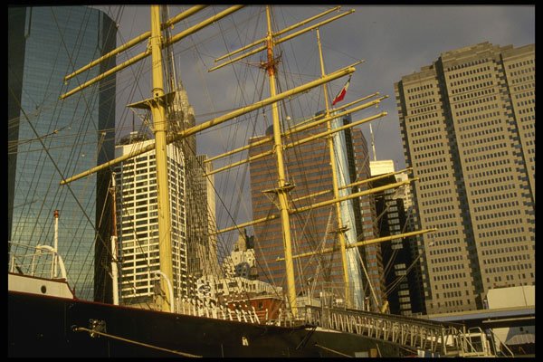 244038 South Street Seaport Museum A4 Photo Print