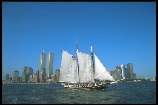 244054 South St. Seaport Museum, Pioneer Sailing In Harbor A4 Photo Print