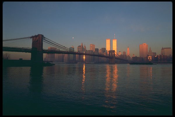 244063 Morning Over Downtown A4 Photo Print
