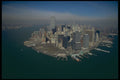 244065 Manhattan, Downtown Aerial A4 Photo Print