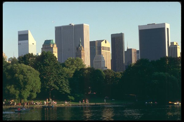244086 Downtown From New Jersey A4 Photo Print