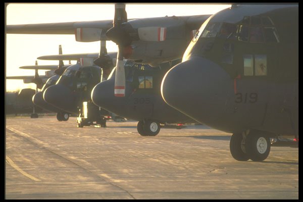 245017 C 130 Hercules On Ramp A4 Photo Print