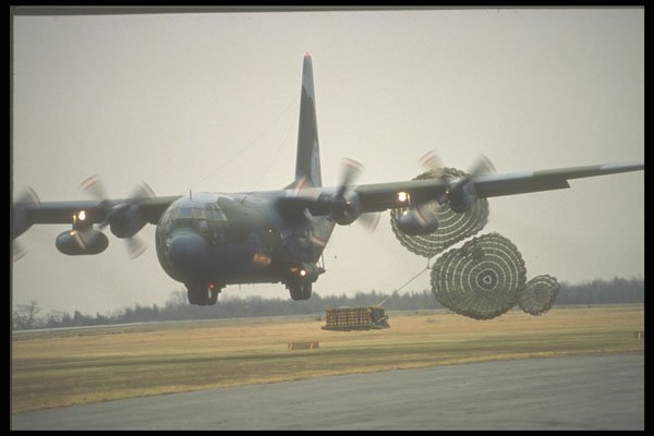 245018 C 130 Hercules LAPES Cargo Drop A4 Photo Print