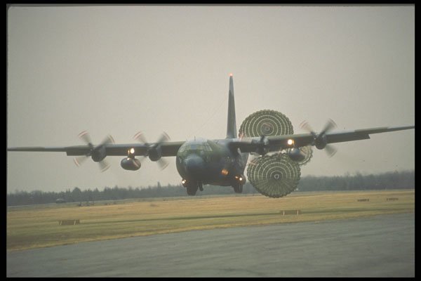 245024 C 130 Hercules LAPES Cargo Drop A4 Photo Print