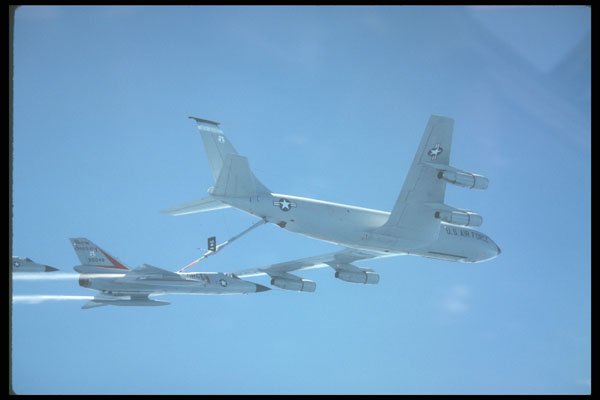 245063 Boeing KC 135E Refuelling A Convair F 106A Delta Dart A4 Photo Print