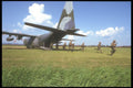 245074 Airfield Assault Exercise With C 130 Hercules In Background A4 Photo Print