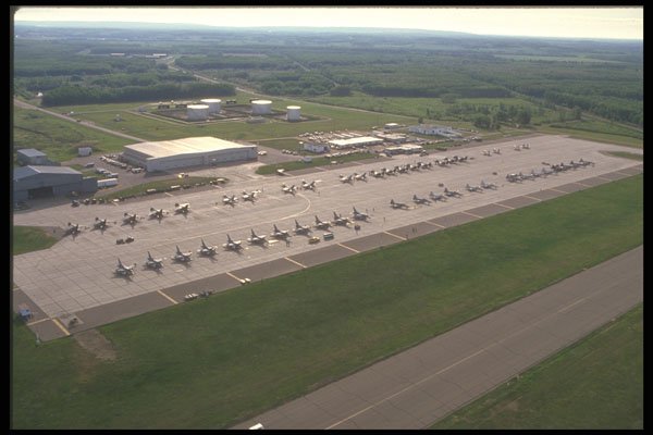 245093 Fighter Jets On Ramp Ready For Action, CFB Cold Lake, AB A4 Photo Print