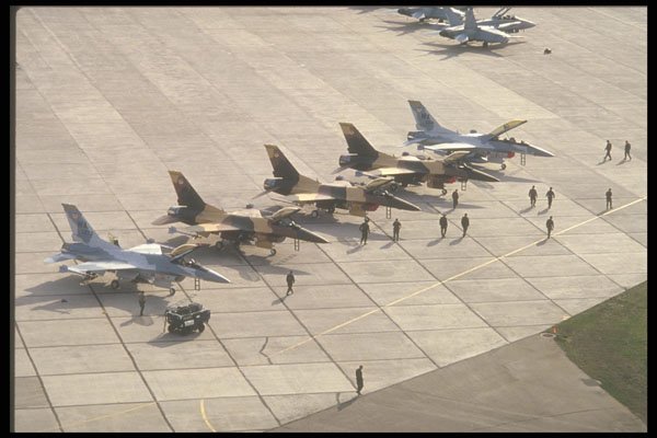 245094 Fighter Jets On Ramp Ready For Action, CFB Cold Lake, AB A4 Photo Print
