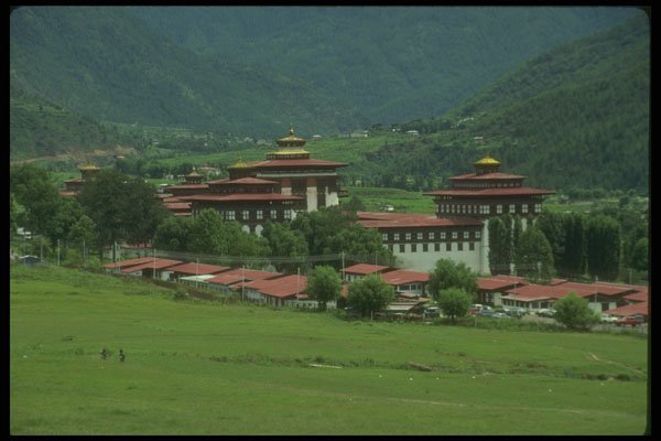 246029 View Of Tashichoedzong, Thimphu A4 Photo Print