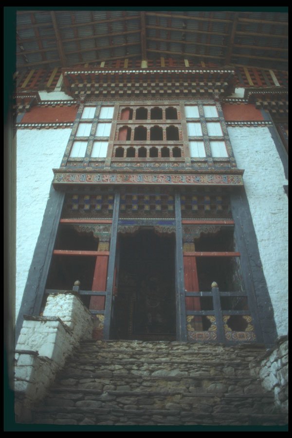 246036 Entrance, Kurjey Lhakang, Choekhor Valley A4 Photo Print