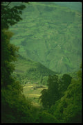 246065 Valley View From Road Near Khaling A4 Photo Print
