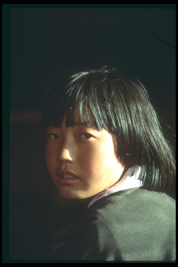 246068 Young Bhutanese Girl, Bumthang A4 Photo Print