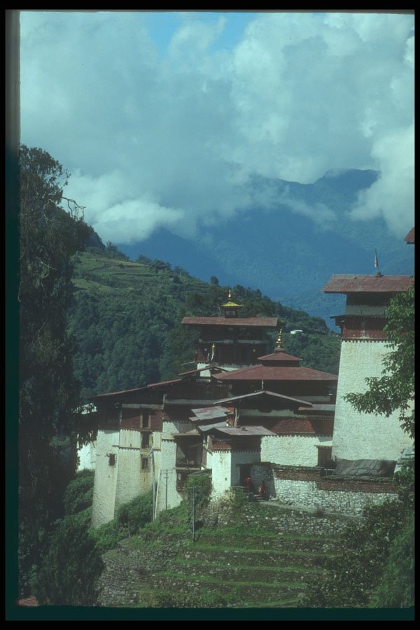 246073 A View Of Tongsa Dzong A4 Photo Print