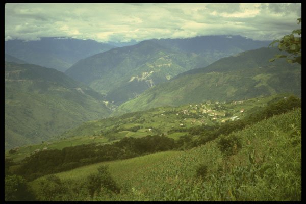 246089 Looking North Towards Kanglung A4 Photo Print