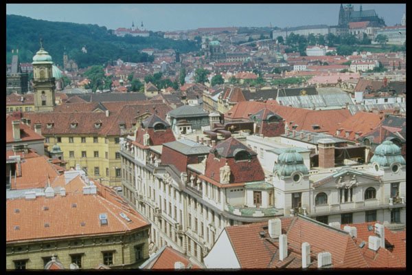 248007 View From Old Town Looking Towards Castle A4 Photo Print