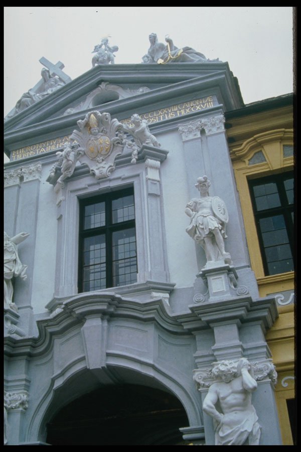 248008 Detail Of Facade On St. Loreto A4 Photo Print