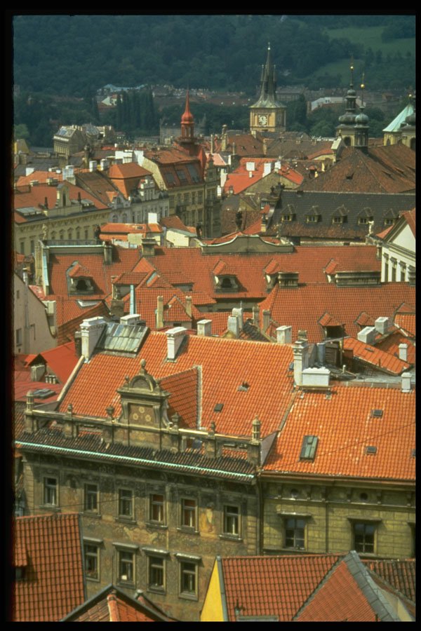 248017 Rooftops Of Prague A4 Photo Print