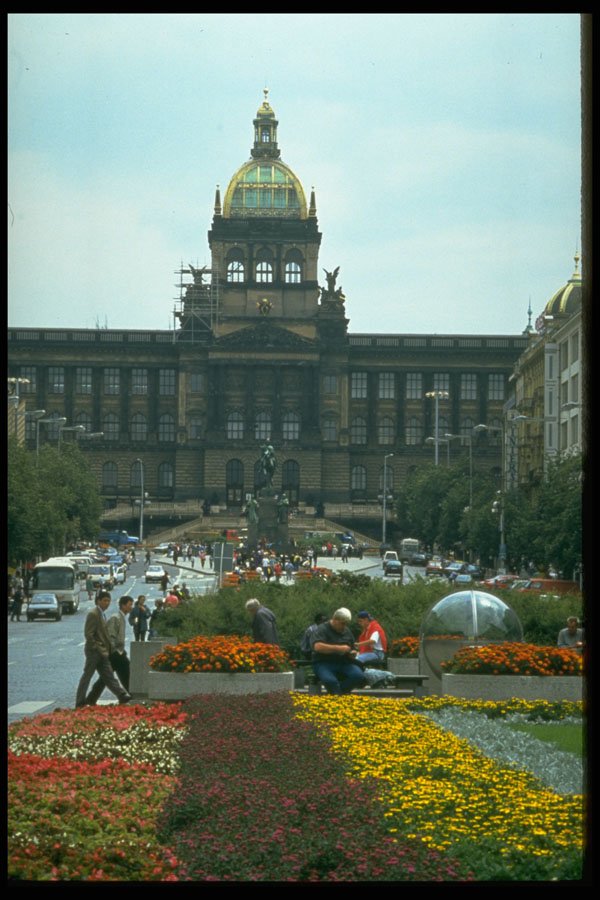 248022 Wencelas Square And The National Museum A4 Photo Print