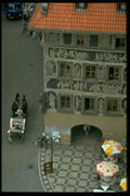 248024 Looking Down At A Carriage And Cafe A4 Photo Print