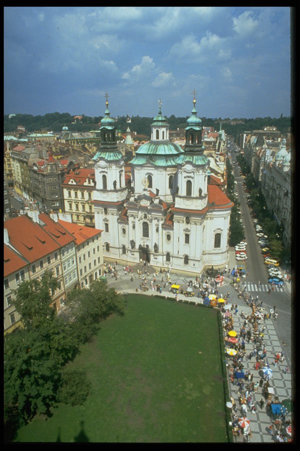 248028 St. Nicholas Church From Above A4 Photo Print
