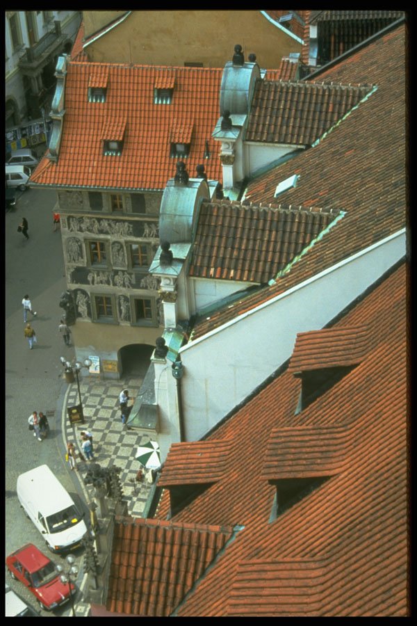 248038 Prague From Above A4 Photo Print