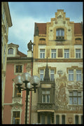 248045 Facade On Building On Town Square A4 Photo Print