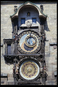 248054 15th Century Town Hall Clock In Old Town Square A4 Photo Print