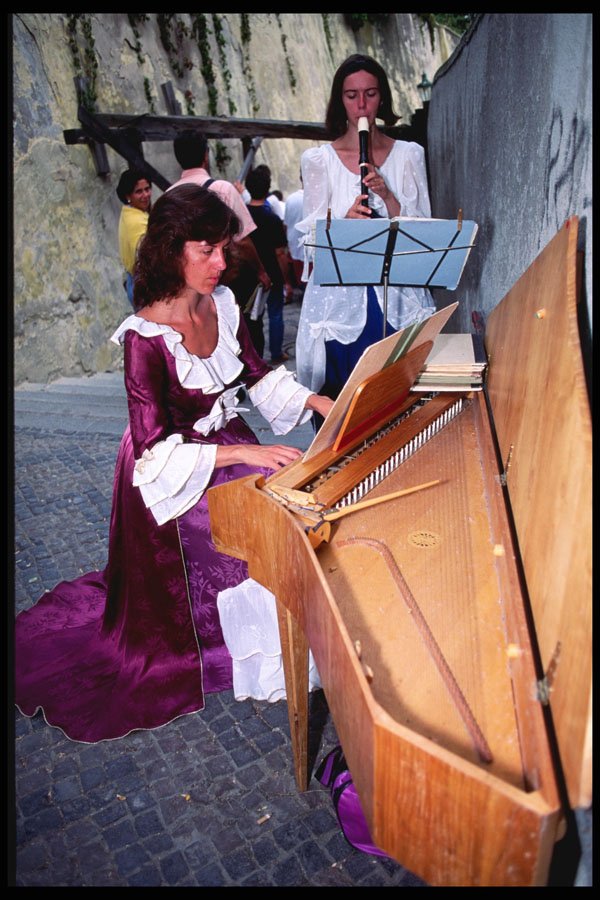 248063 Locals Playing Traditional Instruments A4 Photo Print