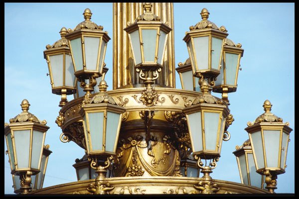 248083 Close up, Rudolfinum Lamps A4 Photo Print