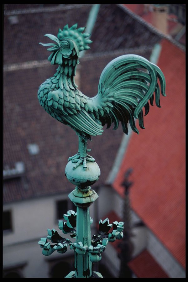 248098 Weather Vane On St. Vitus Cathedral A4 Photo Print