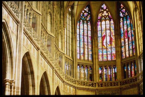 248099 View Inside St. Vitus Cathedral A4 Photo Print