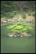 249009 Island Garden, Hiroshima A4 Photo Print