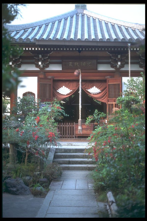 249014 Temple Entrance, Nara Prefecture A4 Photo Print