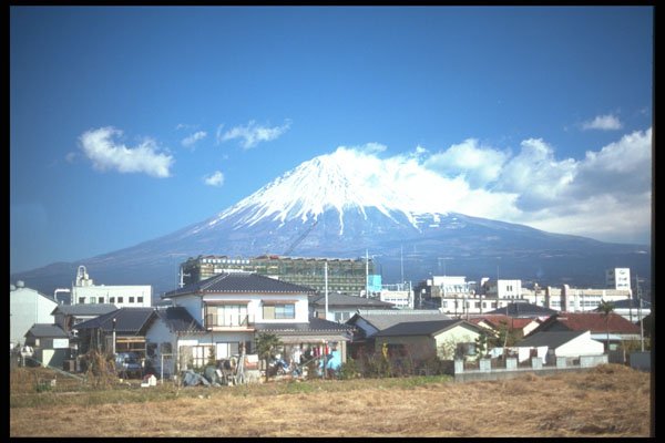 249055 View Of Mount Fuji From Shizuoka A4 Photo Print