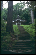 249070 Shrine At The End Of 1000 Steps, Monzen A4 Photo Print
