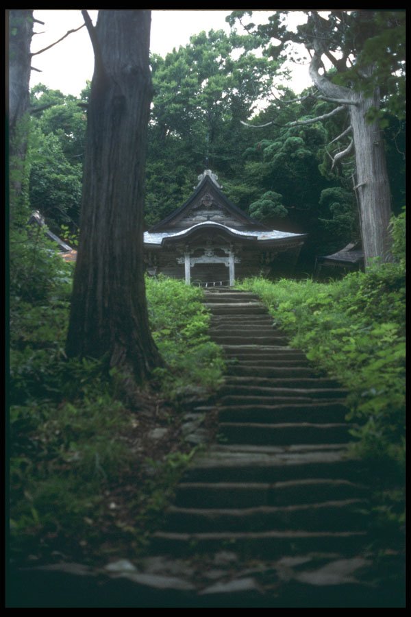 249070 Shrine At The End Of 1000 Steps, Monzen A4 Photo Print