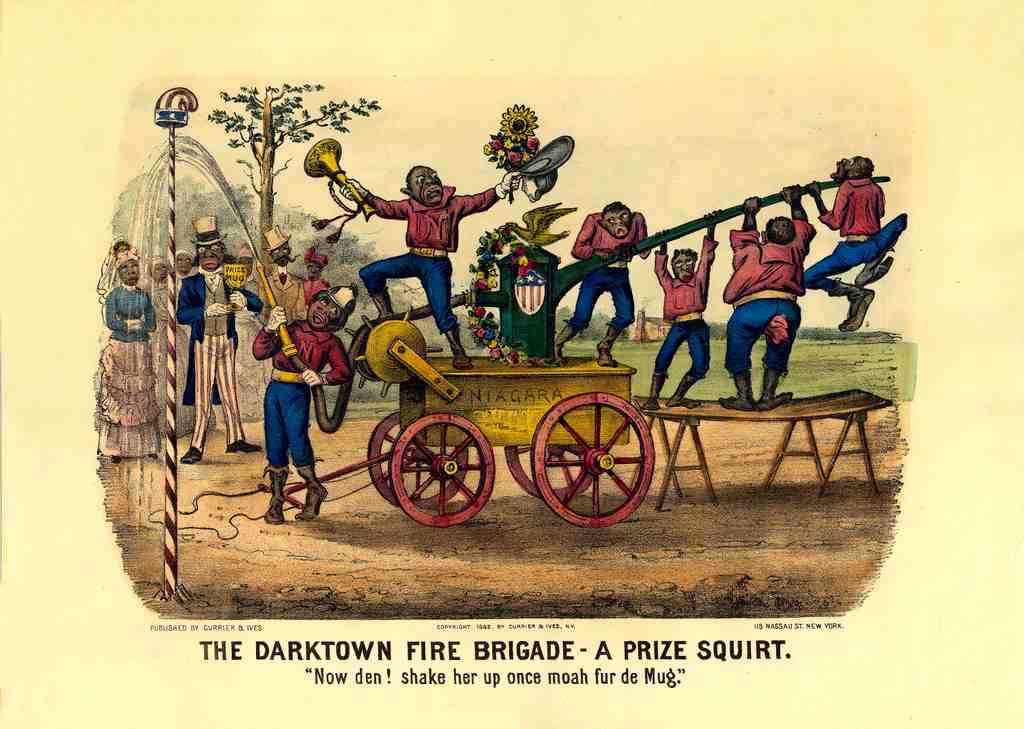 25 Fire Fighting A Prize Squirt 1885 Vintage A4 Photo Print