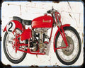 250 39 1 A4 Photo Print Motorbike Vintage Aged